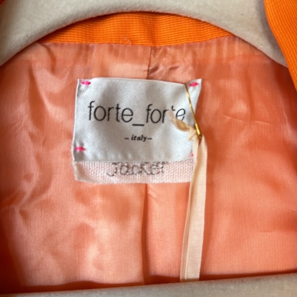 Designer Forte Forte ITALY, Made In Italy Sherbet Blazer $589 / $735 - Picture 2 of 4